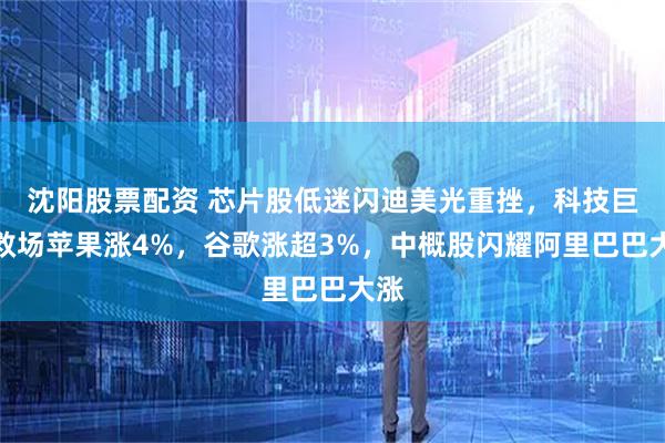 沈阳股票配资 芯片股低迷闪迪美光重挫，科技巨头救场苹果涨4%，谷歌涨超3%，中概股闪耀阿里巴巴大涨